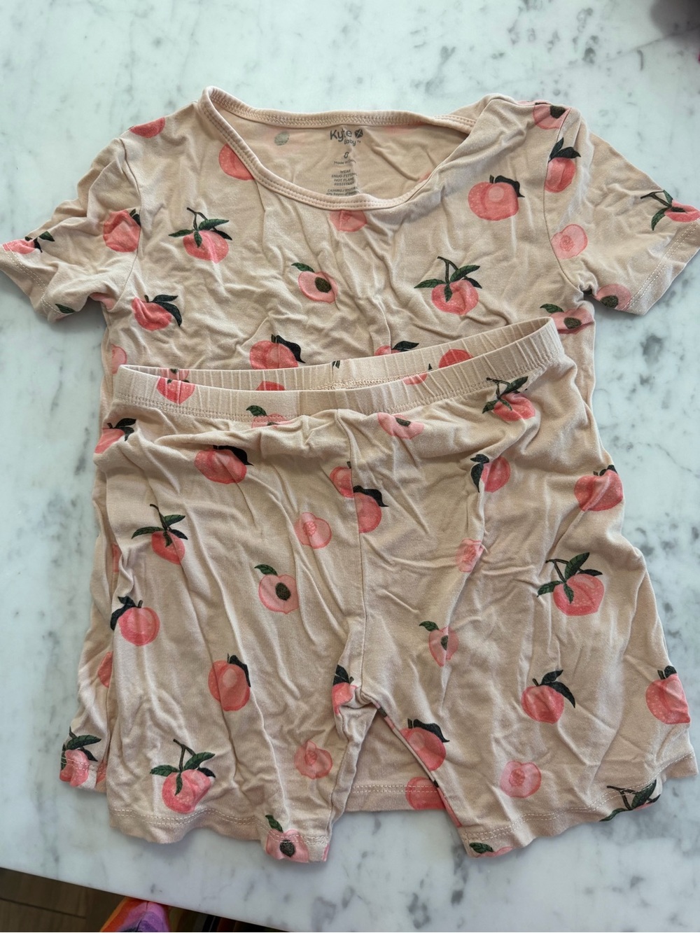 Kyte Baby Peach and Pink Short Pajama Set